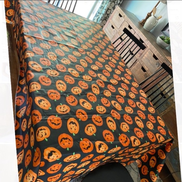 Other - Set of 2 Extra Large Vinyl Halloween Tablecloths